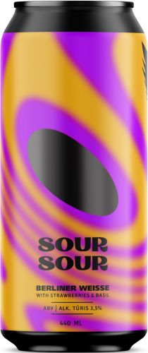 [kuva: Genys Sour Sour Berliner Weisse with Strawberries & Basil tölkki(&copy; Alko)]