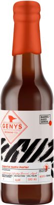 [kuva: Genys Laphroaig Whiskey Barrel Aged Imperial Baltic Porter(&copy; Alko)]