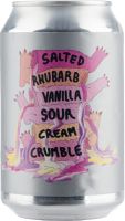 [kuva: Lervig Salted Rhubarb Vanilla Sour Cream Crumble tölkki]