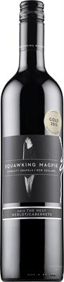 [kuva: Squawking Magpie The Nest Gimblett Gravels Merlot Cabernets 2012(&copy; Alko)]
