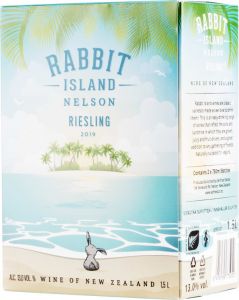 [kuva: Rabbit Island Riesling 2020 hanapakkaus(&copy; Alko)]