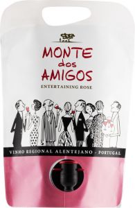 [kuva: Monte dos Amigos Rosé 2020 viinipussi(&copy; Alko)]