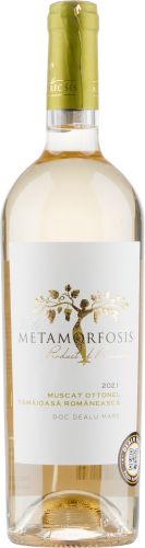 [kuva: Viile Metamorfosis Muscat Ottonel Tàmàioàsà Romàneascà 2021(&copy; Alko)]