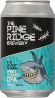 [kuva: The Pine Ridge Shady Sharks West Coast IPA tölkki]