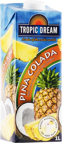 [kuva: Tropic Dream Piña Colada kartonkitölkki(&copy; Alko)]
