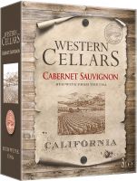 [kuva: Western Cellars Cabernet Sauvignon 2018 hanapakkaus]