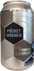[kuva: Industrial Arts Pocket Wrench Hazy Pale Ale tölkki]