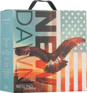 [kuva: New Dawn Riesling 2015 hanapakkaus(&copy; Alko)]