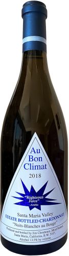 [kuva: Au Bon Climat Chardonnay Nuits Blanches au Bouge 2018(&copy; Alko)]