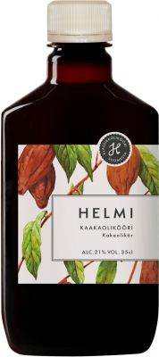 [kuva: Helmi Kaakaolikööri muovipullo(© Alko)]