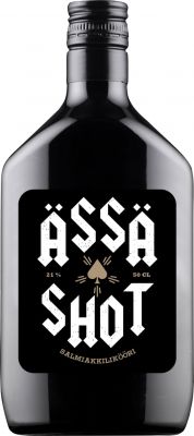 [kuva: Ässä Shot muovipullo(&copy; Alko)]