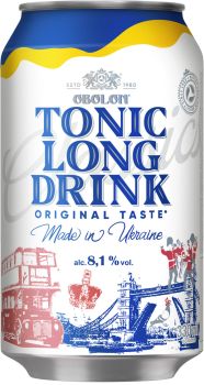 [kuva: Obolon Tonic Long Drink tölkki(&copy; Alko)]