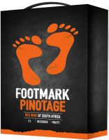 [kuva: Footmark Pinotage hanapakkaus]