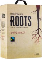 [kuva: Drostdy-Hof Roots Shiraz Merlot Fairtrade 2020 hanapakkaus]