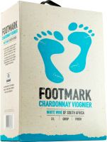 [kuva: Footmark Chardonnay Viognier 2017 hanapakkaus]