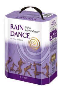 [kuva: Rain Dance Shiraz Ruby Cabernet hanapakkaus(&copy; Alko)]