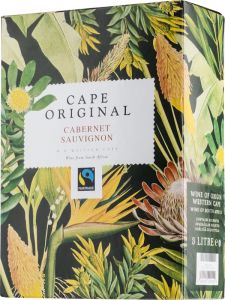 [kuva: Cape Original Cabernet Sauvignon 2020 hanapakkaus(© Alko)]