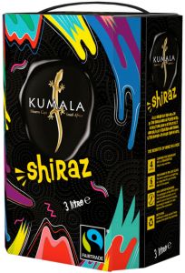 [kuva: Kumala Shiraz 2018 hanapakkaus(&copy; Alko)]