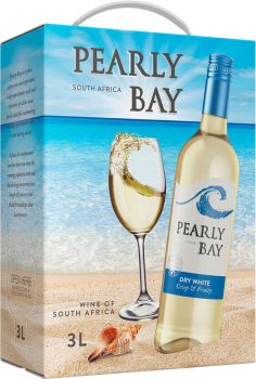 [kuva: Pearly Bay Dry White hanapakkaus(&copy; Alko)]